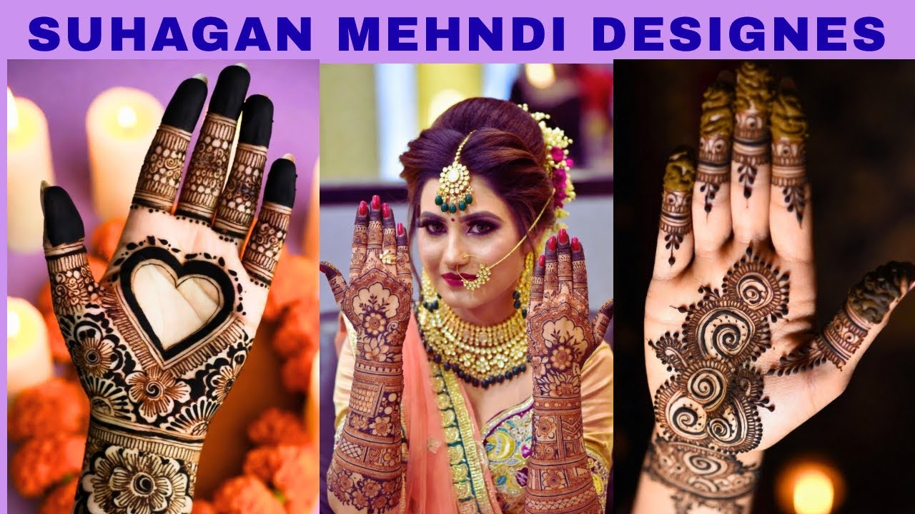 Suhagan Mehndi Designs Latest Pack 150 | Full Hand Henna Mehandi |