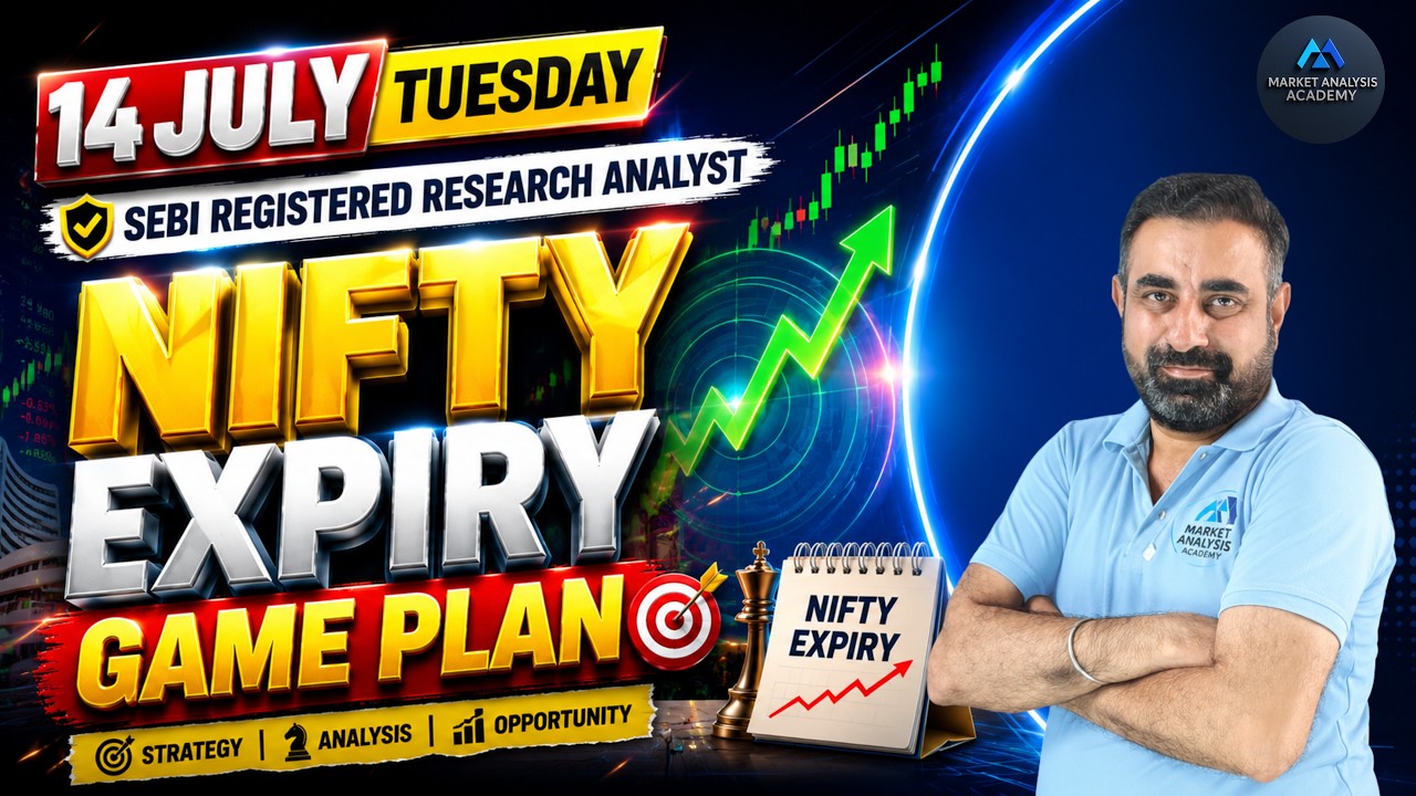 🔴LIVE Nifty Expiry Levels Setup | Big Warning for Nifty Traders | FII DII Data Reveals Something Big
