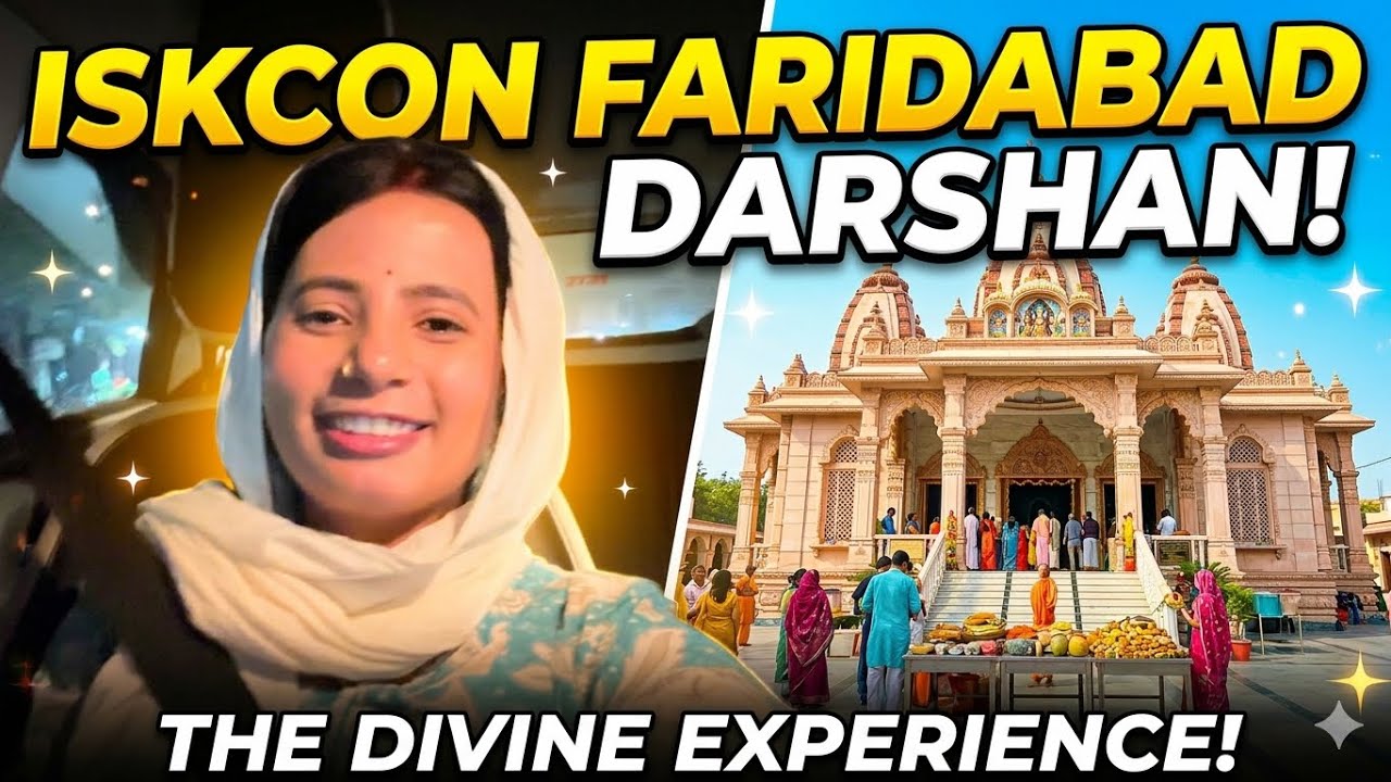 ||Divine Peace: Sri Sri Radha Govinda 🛕, Faridabad ||