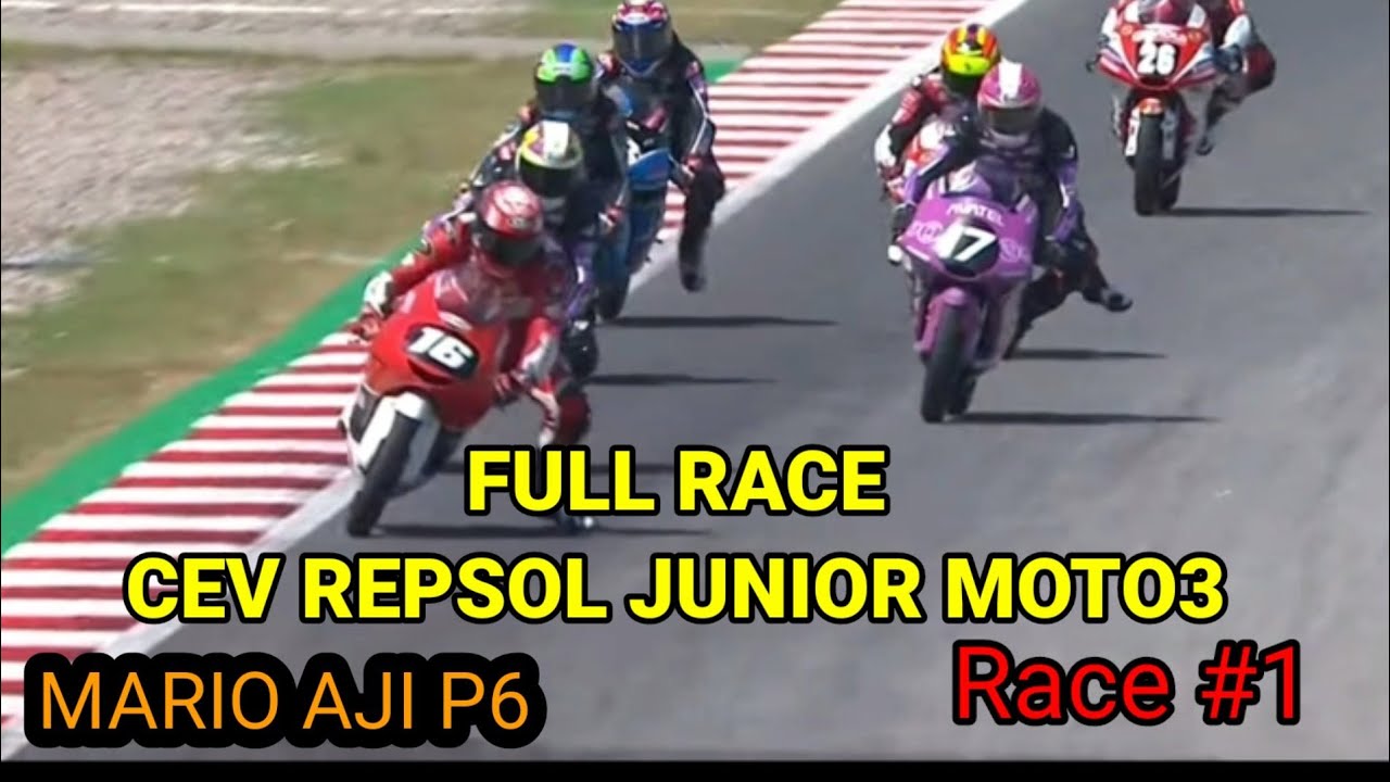 MARIO AJI P#6 CEV REPSOL JUNIOR CHAMPIONSIP MOTO3 CATALUNYA RACE#1 FULL RACE 2021