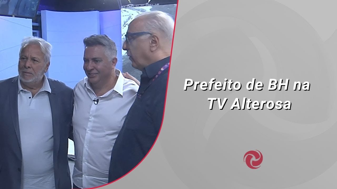&Aacute;lvaro Dami&atilde;o visita TV Alterosa no anivers&aacute;rio de BH