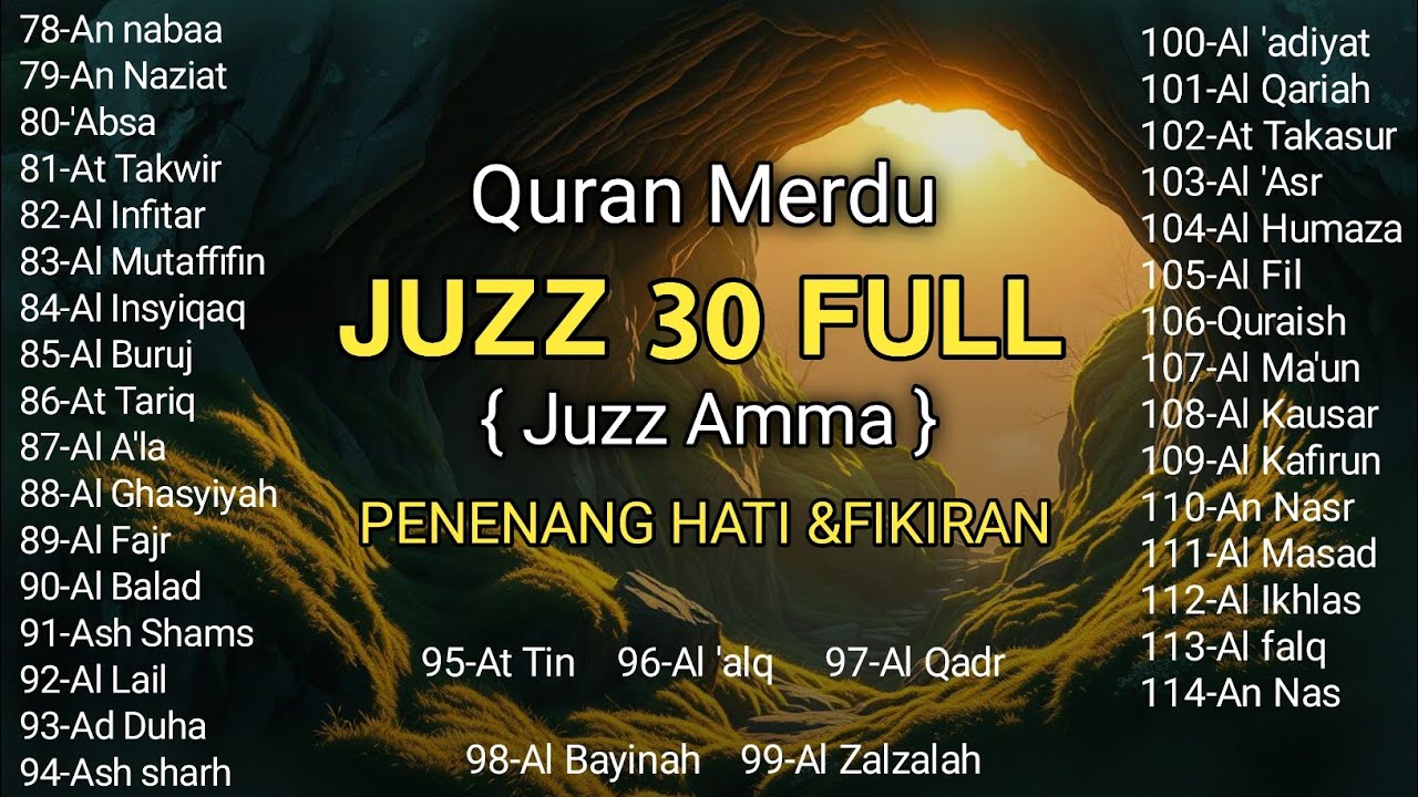 Murotal Al Quran Juz 30 (Juz Amma) Merdu - NEW beautiful Quran recitation | by Alaa Yasser