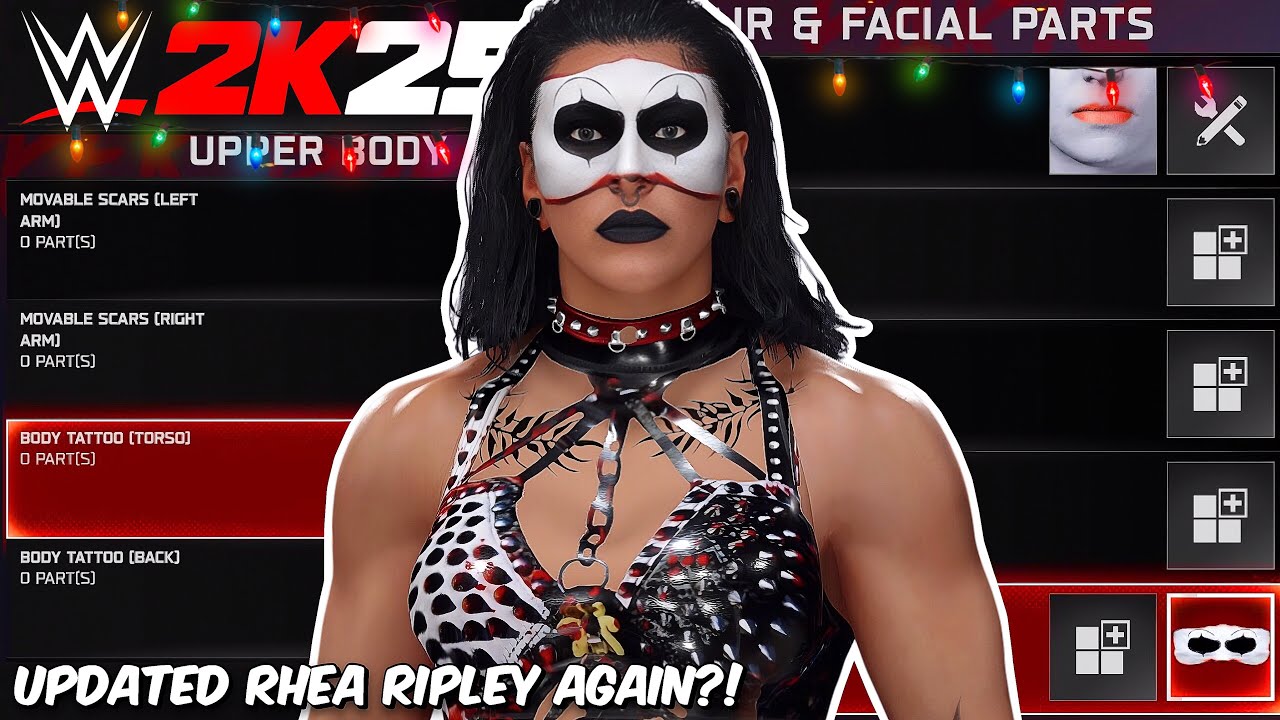 WWE 2K25: Обновленная версия Рии Рипли.