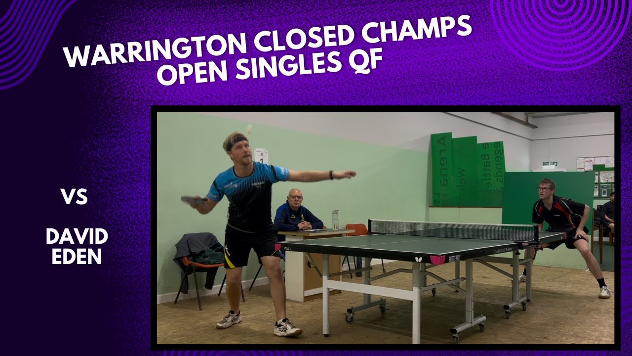 Neil Myatt vs David Eden | Warrington Closed 2025 | Open Singles Quarter-Final |