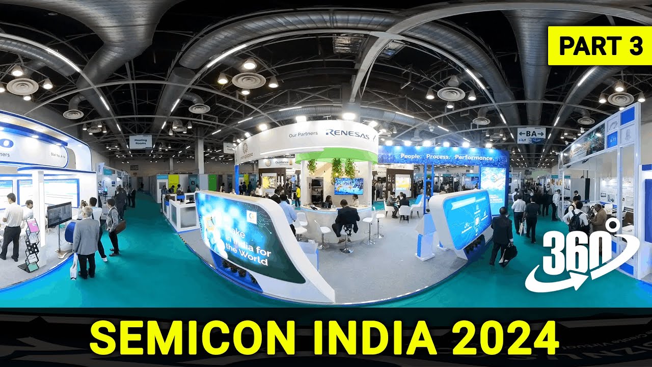 Part 3 - SEMICON India 2024 | 360&deg; Virtual Tour | September 11-13 | IEML, Greater Noida
