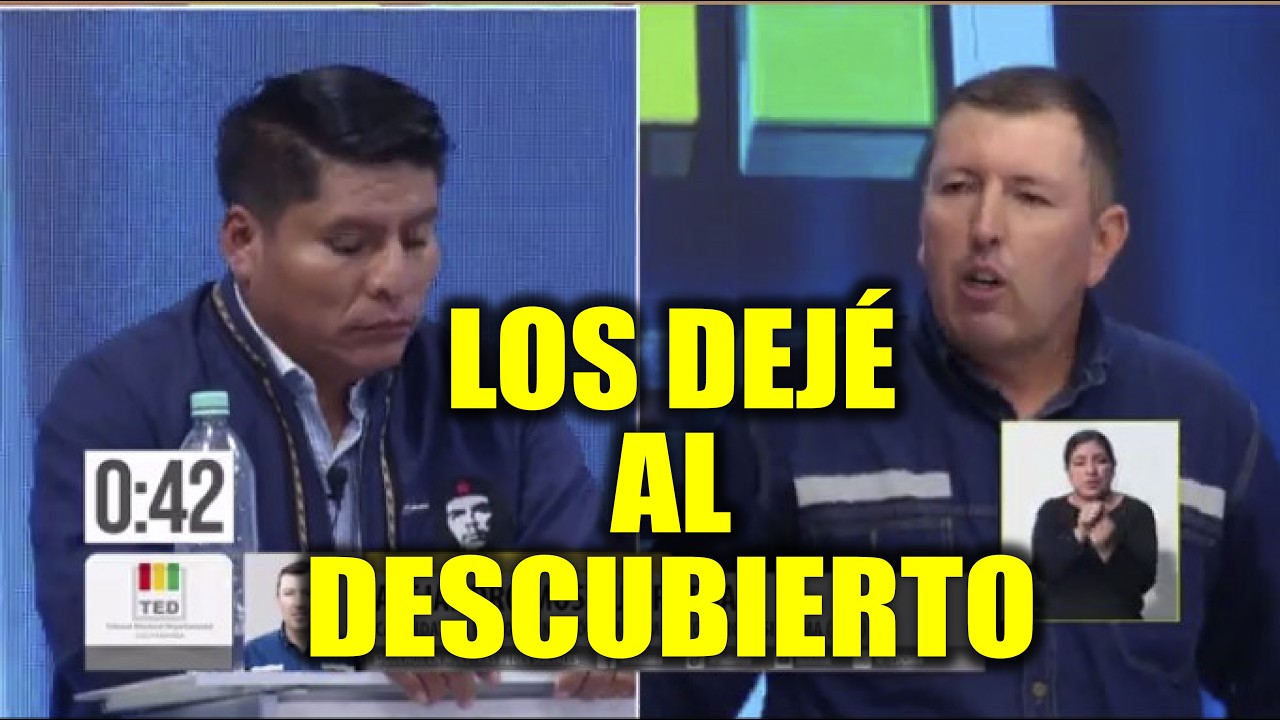 ¡QUEDARON AL DESCUBIERTO! Mis preguntas y exposición foro debate gobernación Cochabamba