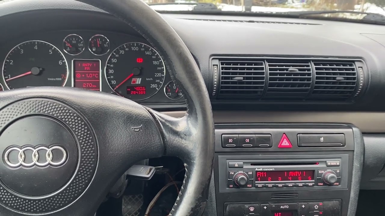 Radio Audi Concert II współpracujące z A4 B5.