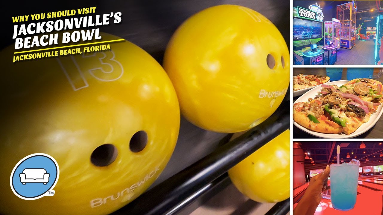 Боулинг на пляже! Боулинг, игры и многое другое в Beach Bowl в Джексонвилл-Бич, Флорида