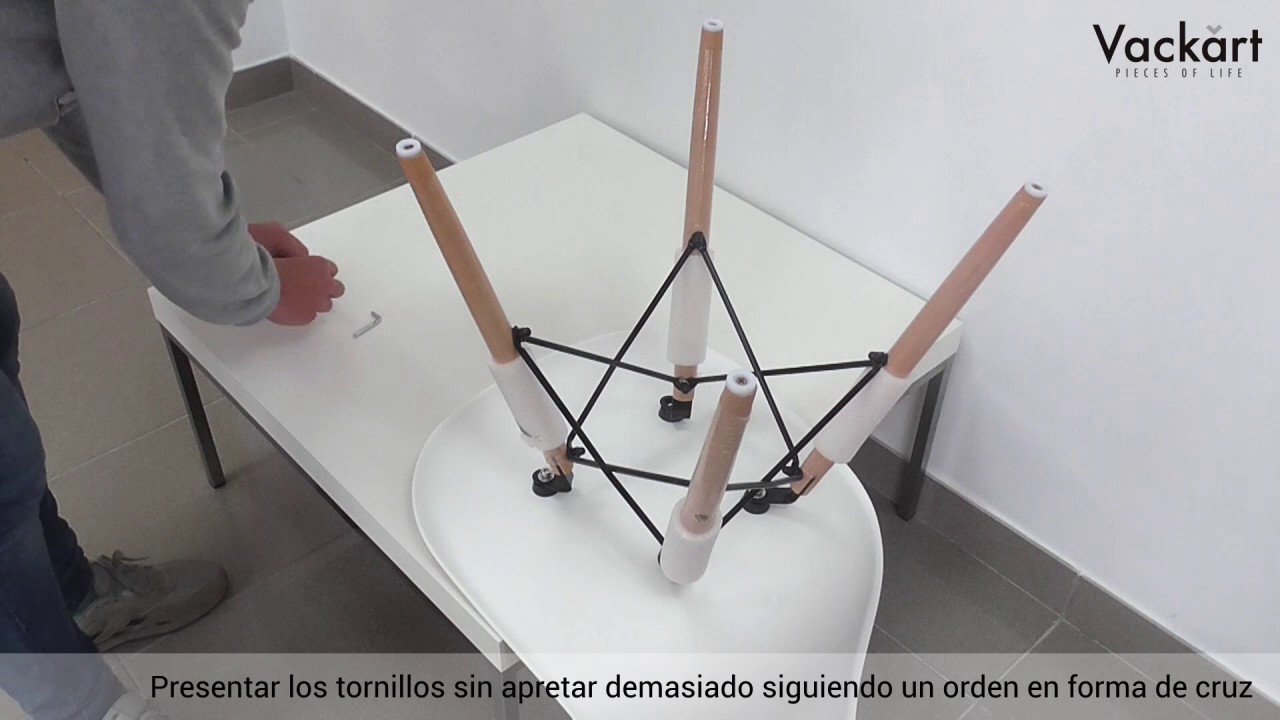 Vackart  Video montaje Silla Inspiraci&oacute;n DSW Eames