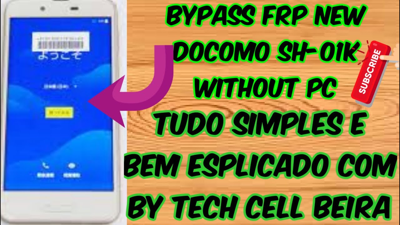 NNT Docomo Sh-01K Bypass Frp without pc(Remover conta google sem pc)