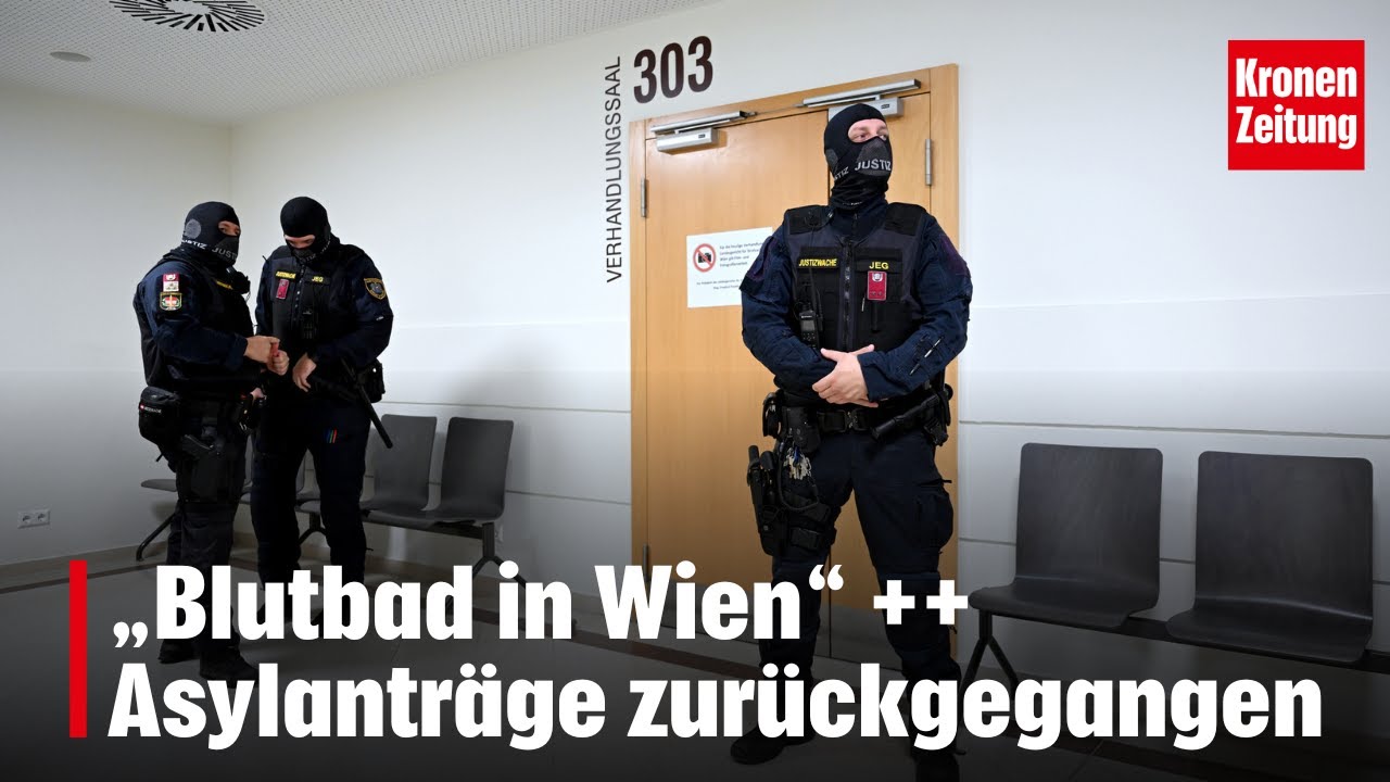 „Blutbad in Wien“ ++ Asylanträge zurückgegangen | KRONE NEWS