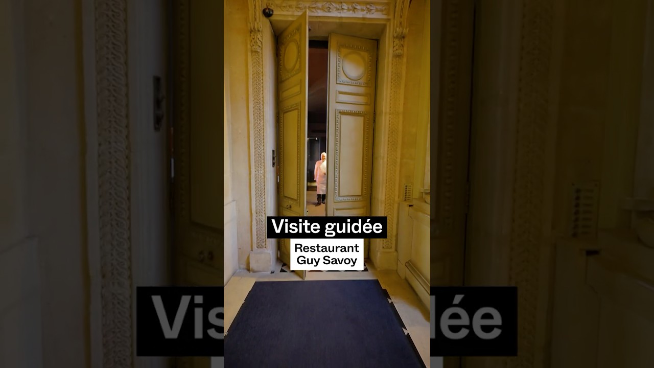 Visite guidée du restaurant Guy Savoy, à Paris 