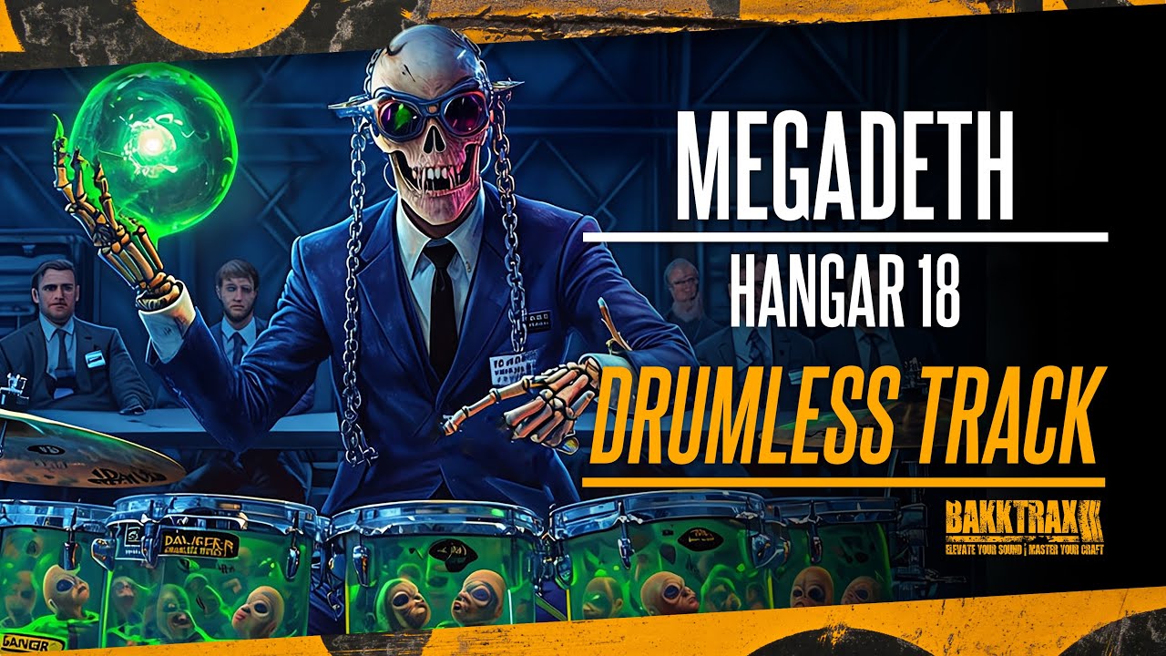 Megadeth - Hangar 18 (Drumless) NO DRUMS - High Quality