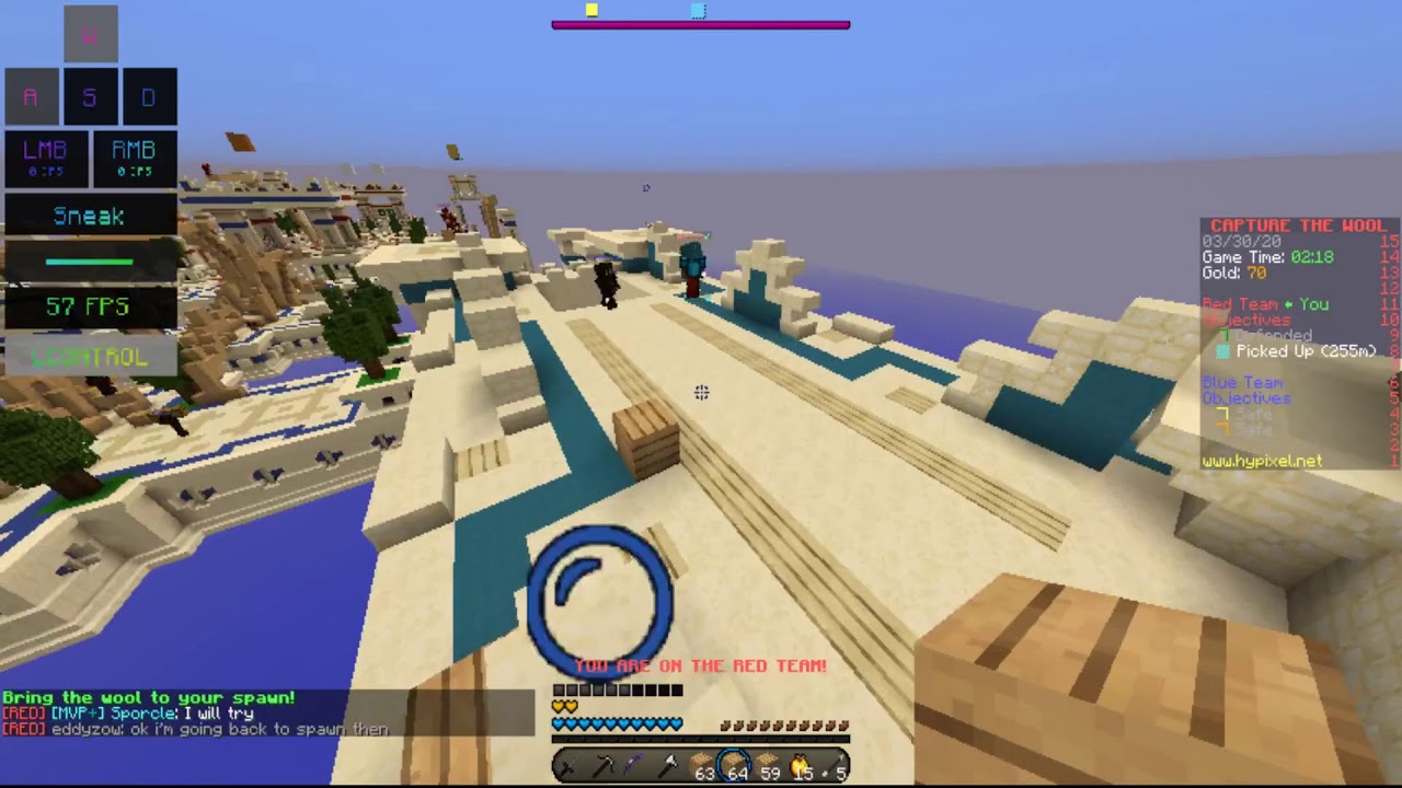 If I capture a wool, the stream ends