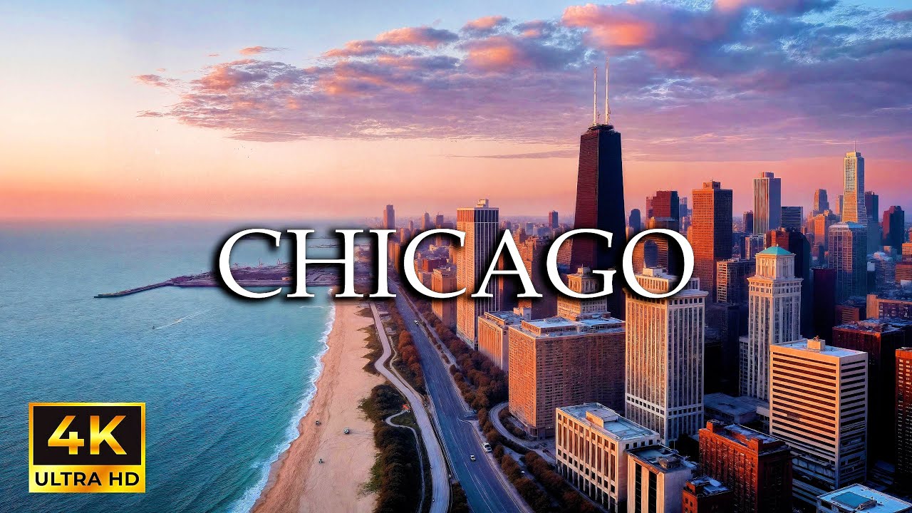 CHICAGO 4K | Piano and Skyline Harmony Over the Windy City