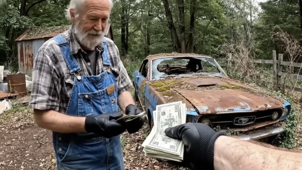 Grandpa Sold Me His Rusted Ford Mustang Eleanor 1967 for $680 - Restored It