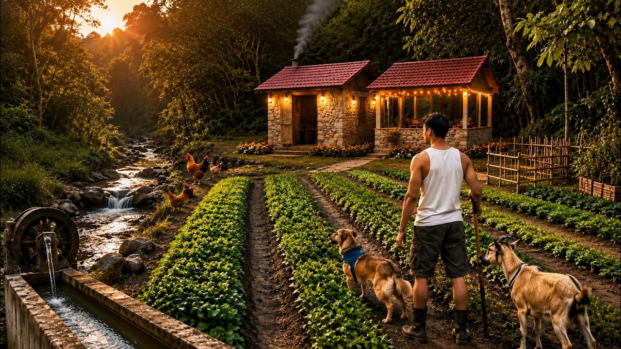 Leaving the City, I Built an Off-Grid Life in the Forest That Could Last for Hundreds of Years.