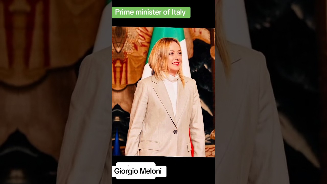 Giorgia Meloni Prime minister of Italy #giorgiameloni#shortviralvideos