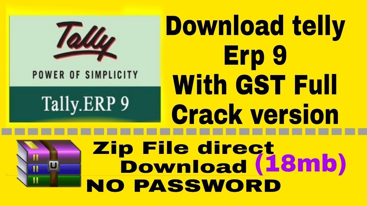 Tally erp 9 Crack version 2020 with gst enabled
