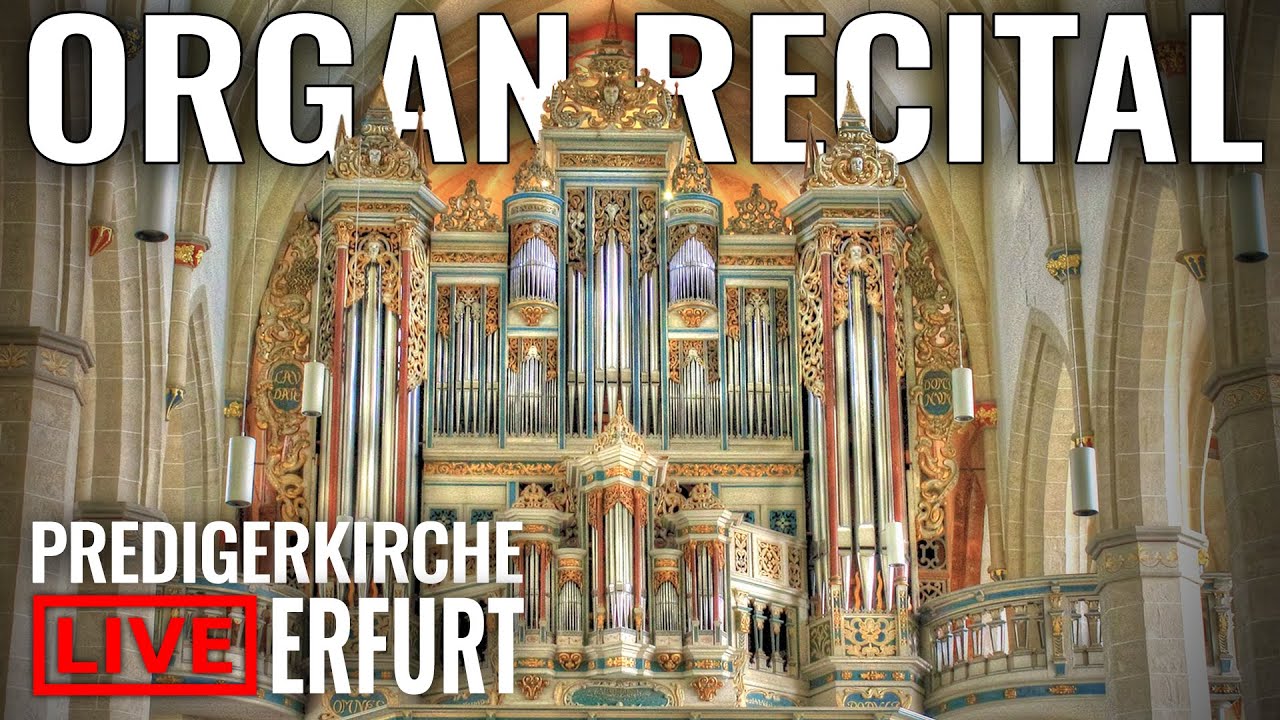 🔴 Organ Recital + Overview of Predigerkirche, Erfurt (Germany) // @PiotrGrabowski_Organs
