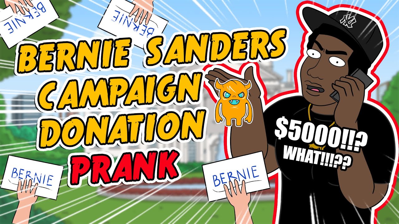 Bernie Sanders Donation RAGE - Ownage Pranks