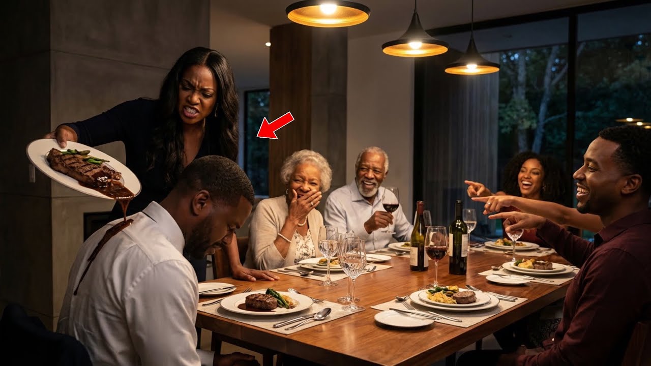Unaware He Was A Secret Billionaire, His Wife Invited Him to Her Family’s Dinner and Humiliated Him