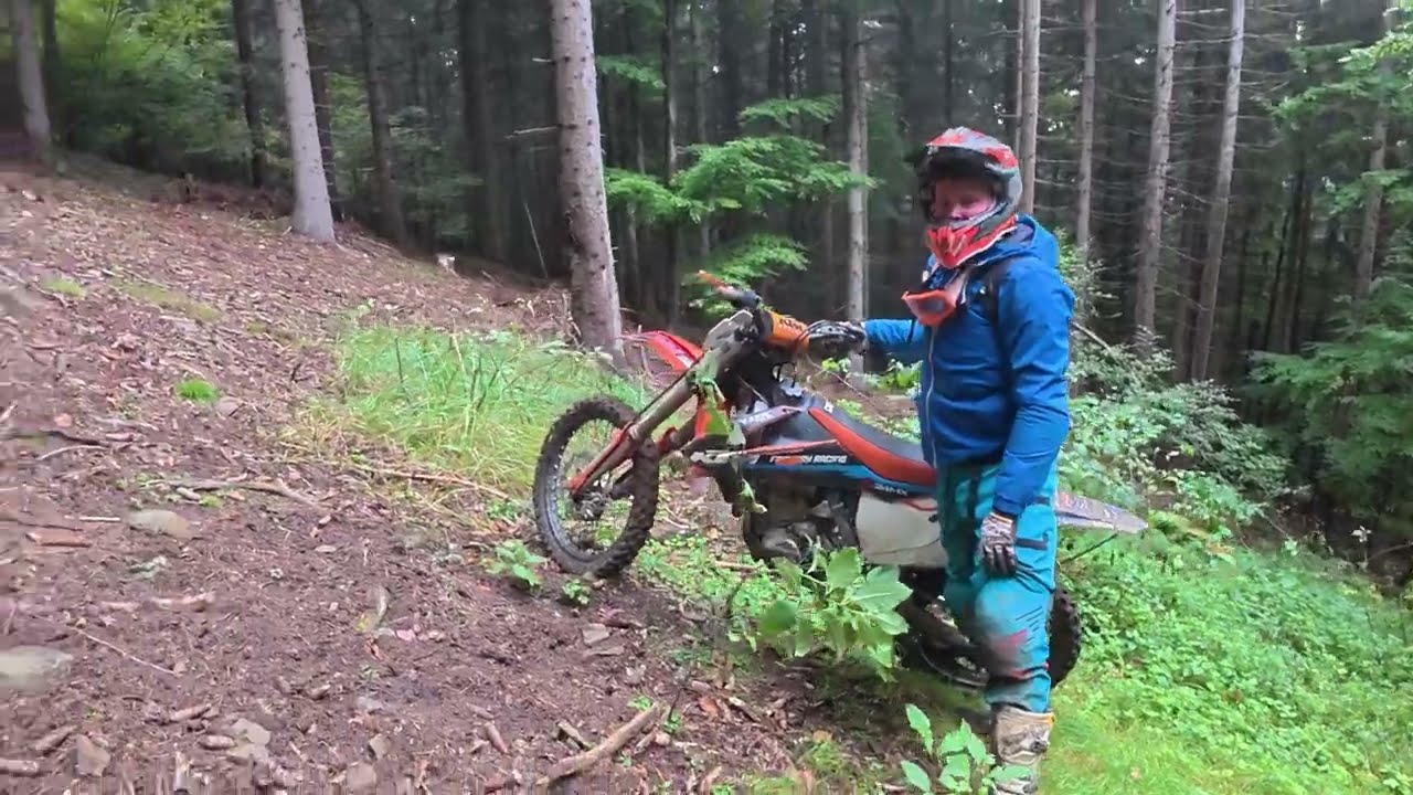 KTM EXC 450, KTM SXF 250 &  Honda CRF 450 - výjazdy, blato a hmla / Enduro CZ/SK 🔥