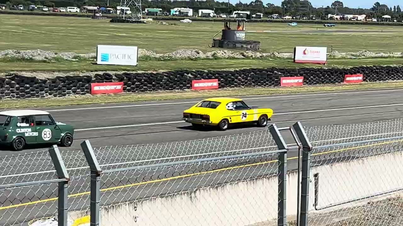 Skope 2026 Race 1 - Harold Heasley Saloons following the Yellow 74 Capri