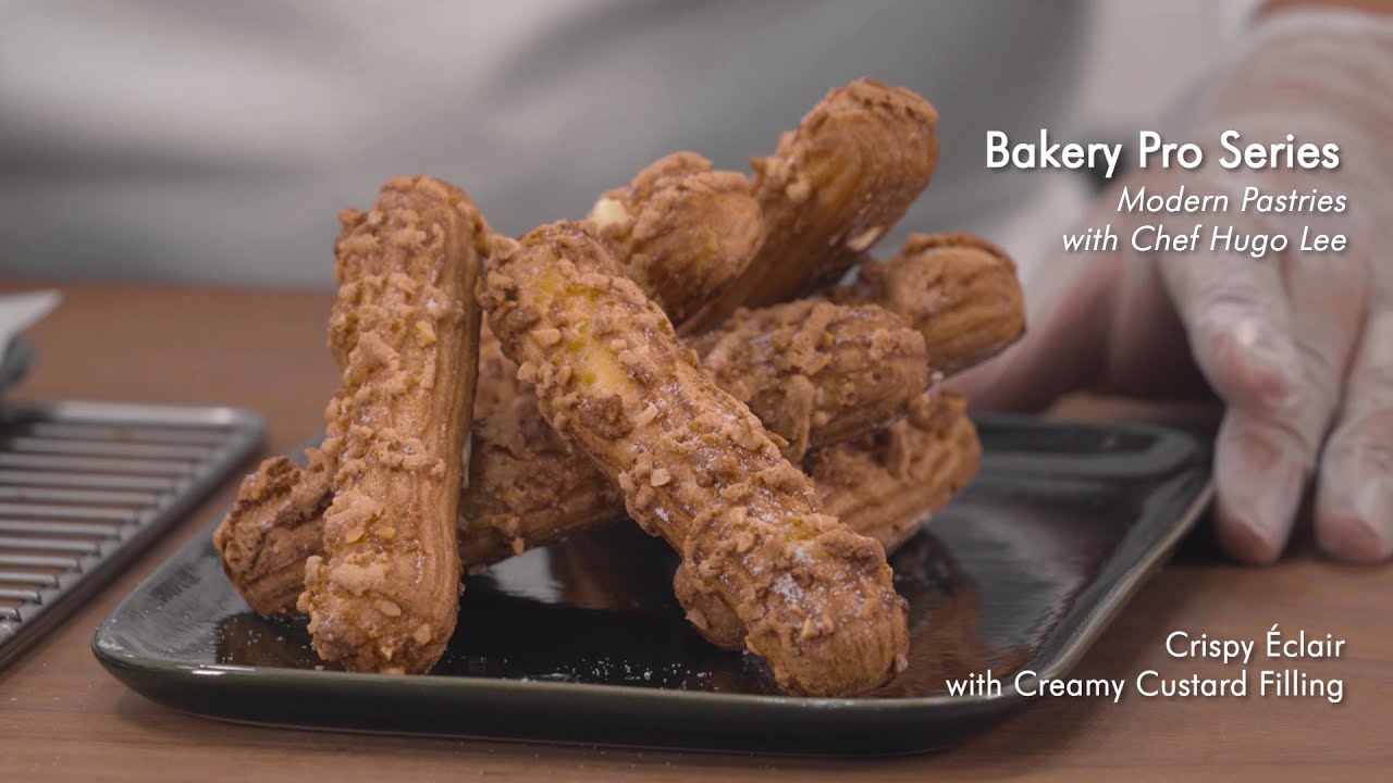Learn How to Make Crispy Éclair with Creamy Custard Filling | with recipe and steps