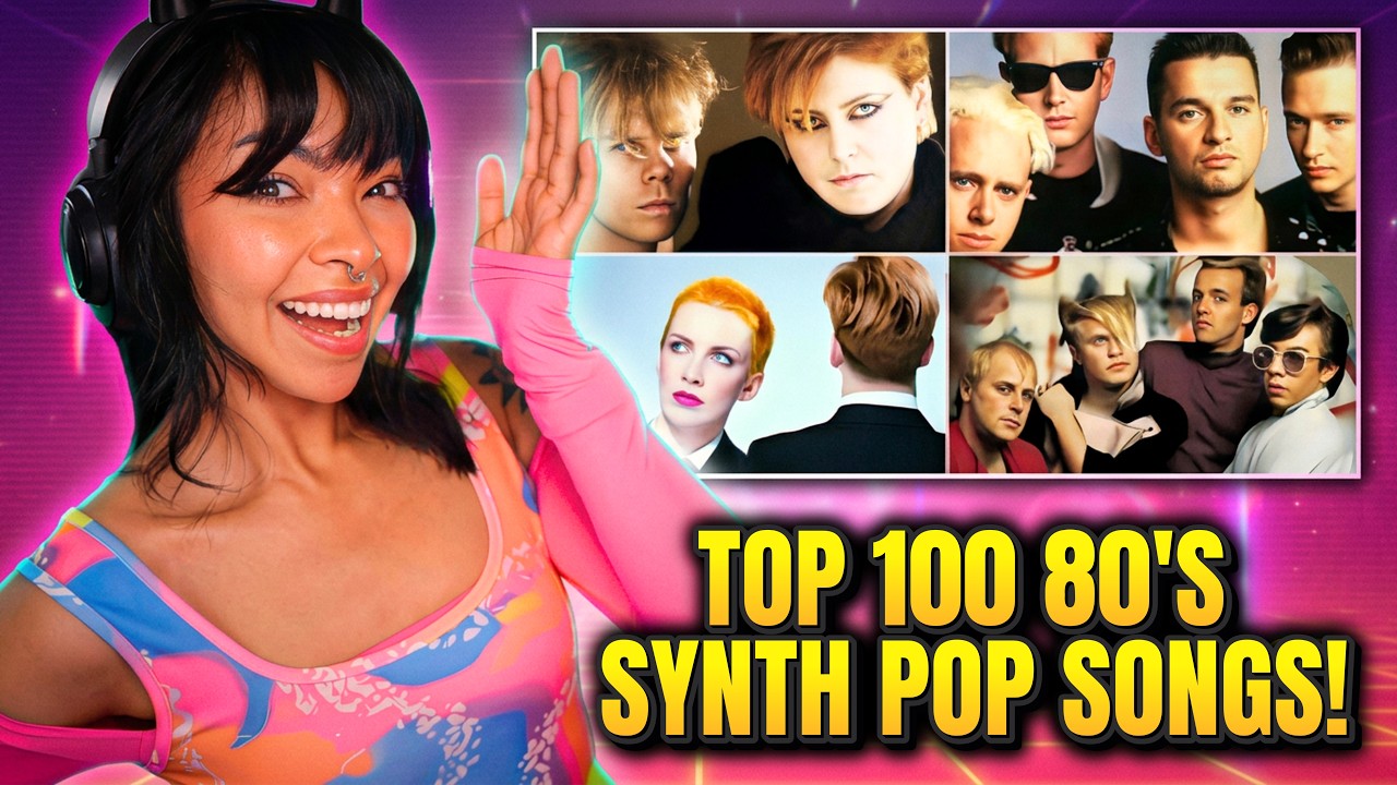 THIS WAS A VIBE!!! | Top 100 Synth-Pop Hits of the '80s | FIRST TIME REACTION