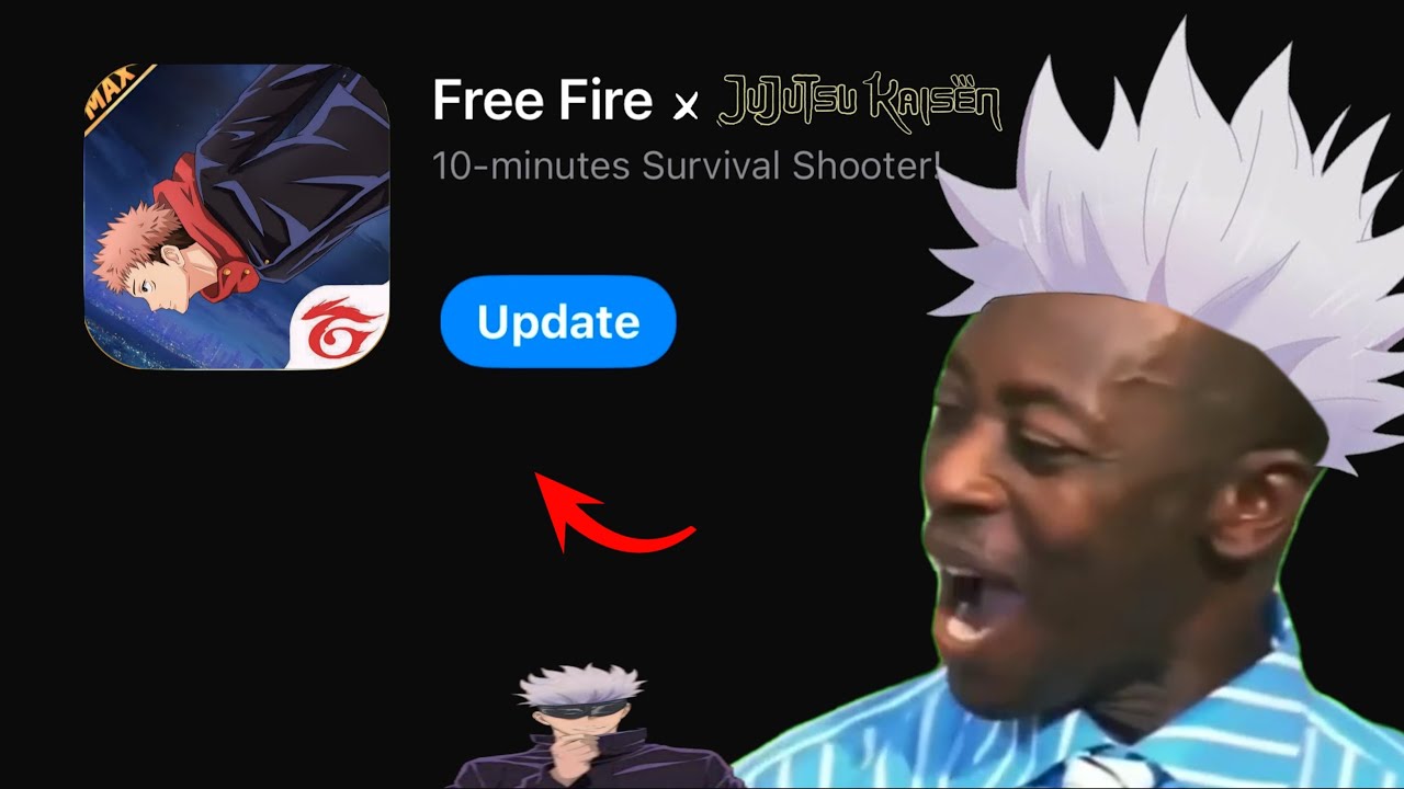FREE FIRE EXE - JUJUTSU KAISEN , Comeback Terus Kocak (ff exe)
