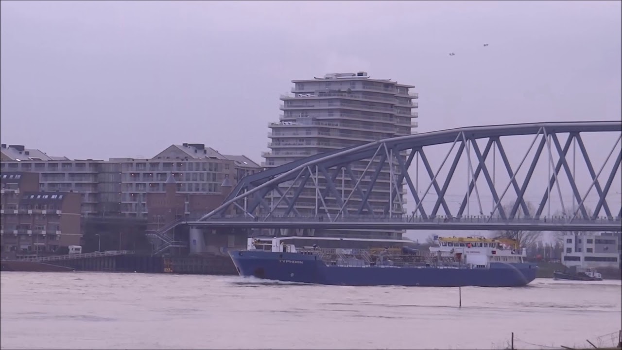 Netherlands: The river Waal at Nijmegen