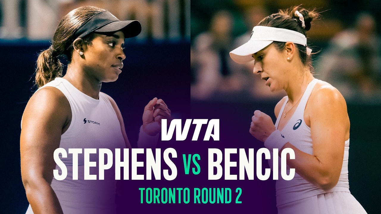 Sloane Stephens vs. Belinda Bencic | 2026 Toronto Round 2 | WTA Match Highlights
