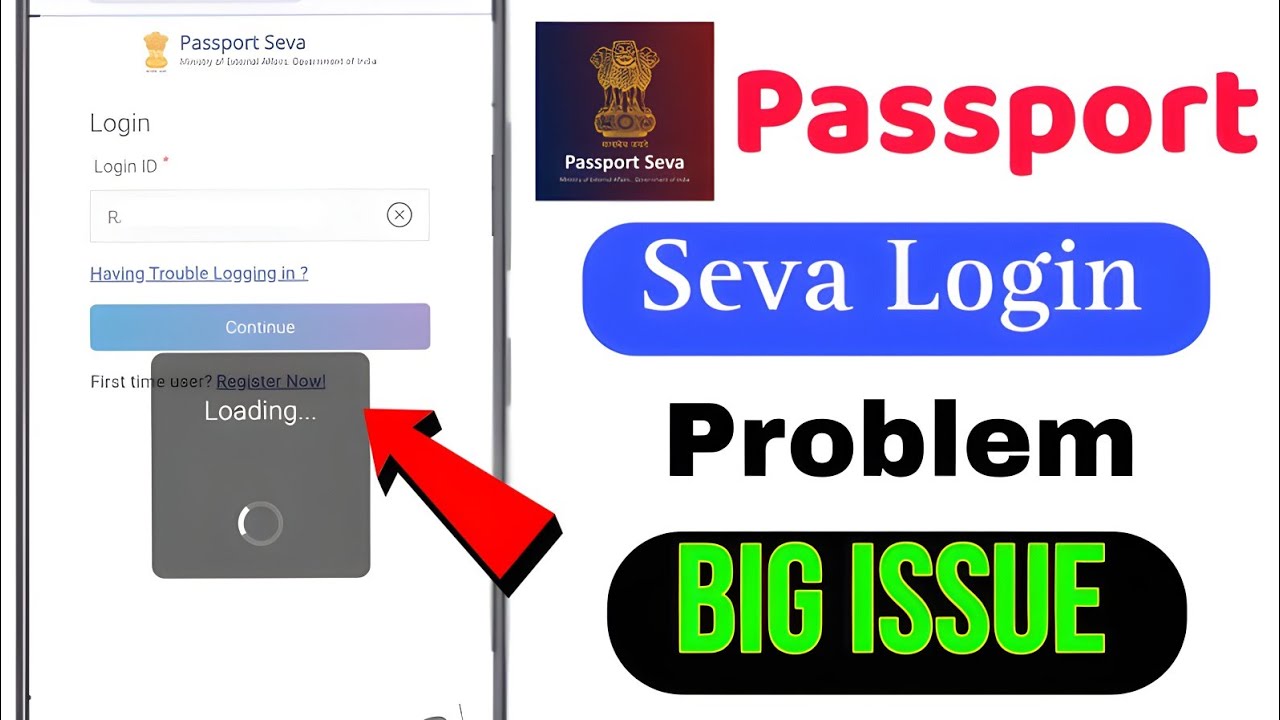 Passport website par login nahi ho raha hai | passport sewa loading Problem | Fix Passport login