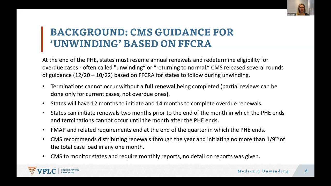 Webinar: 2023 Updates to Medicaid Unwinding