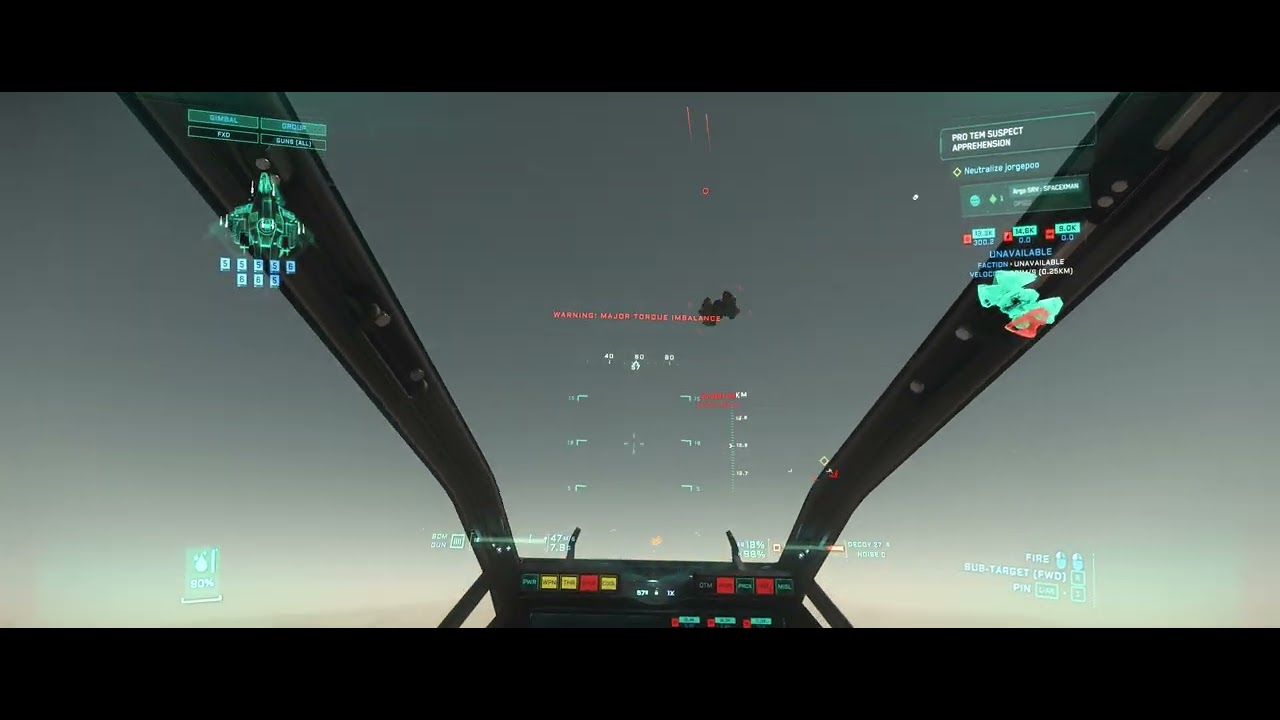 Star Citizen | Heavy Fighter Combat - Anvil F8C Wikelo Warship vs Mirai Guardian MX | PVP