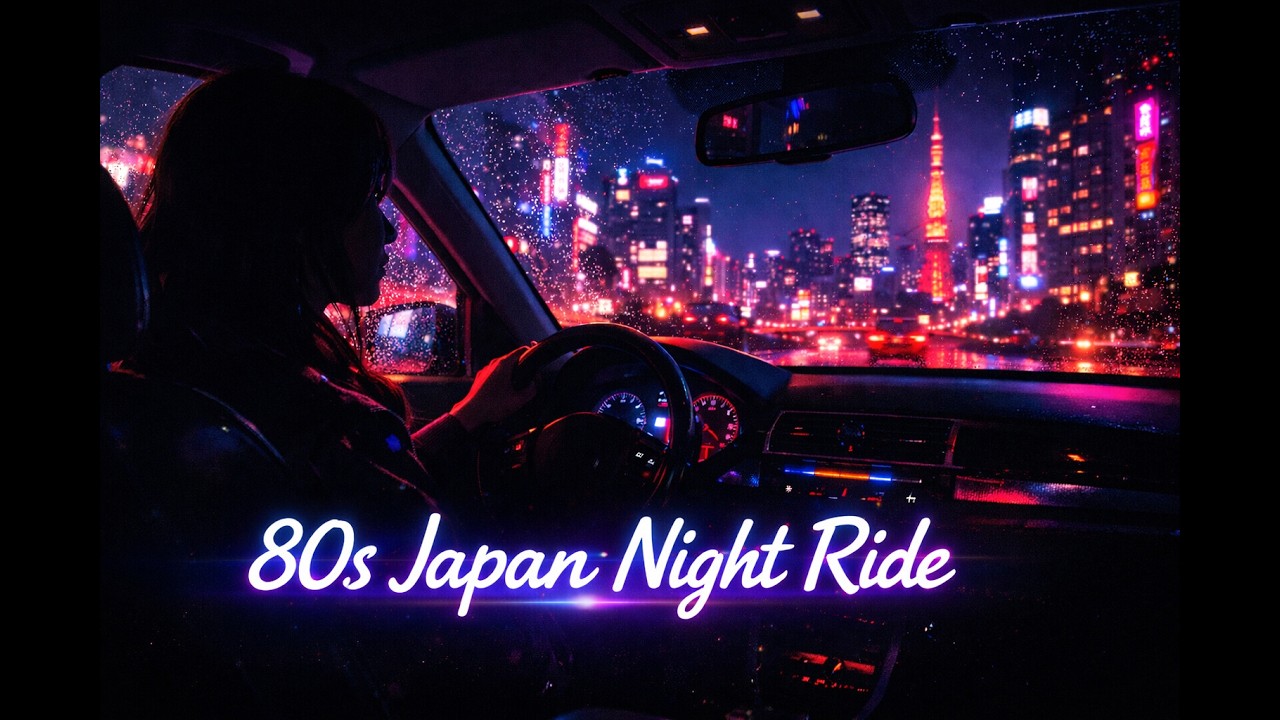 지금 도쿄를 달리는 기분 🌃 80s Japan Night Ride City-pop Mix