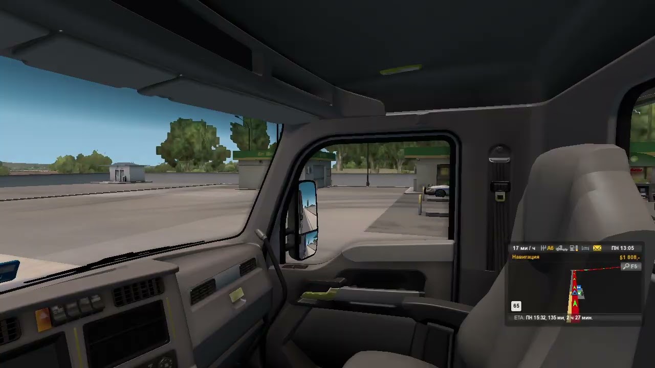 44) American Truck Simulator Игрушки (14т) 214ми Phoenix (AZ) - Kingman (AZ)