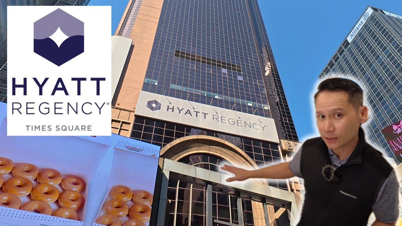 Я останавливался в Hyatt Regency Times Square Room Tour | Потрясающий вид на Нью-Йорк! 🗽✨🥂 @Hyatt