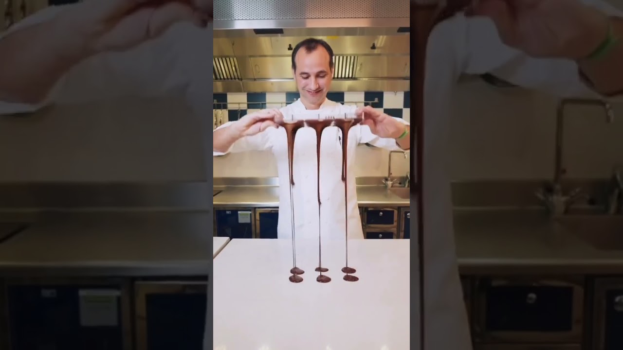 Preparing Marble Milk Chocolate Rice Pudding #francoisperret