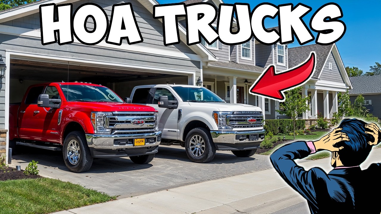 HOA Karen Parks 2 Trucks In MY Garage Without Permission! I&rsquo;m NO HOA Member!