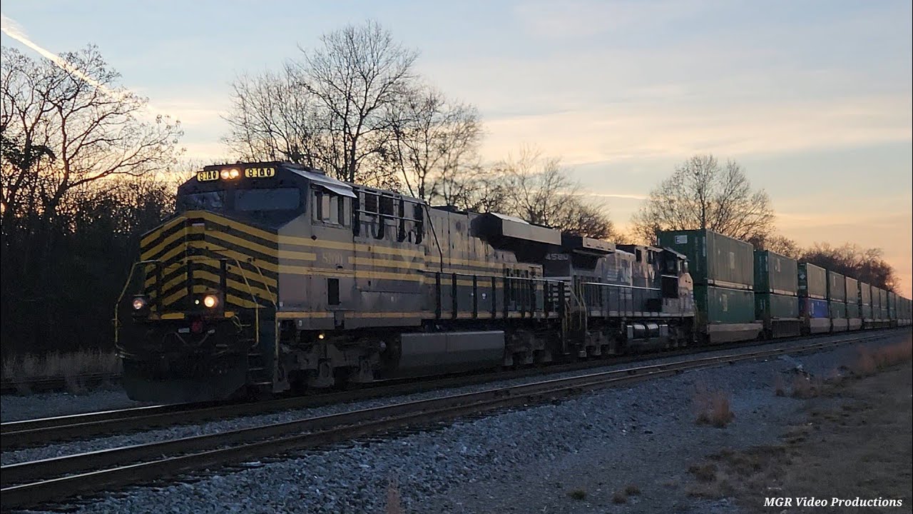 1-12-2026: Nickel Plate Road HU NS ES44AC 8100 With K5LA & AC44C6M Lead NS 287 Near Macon, GA