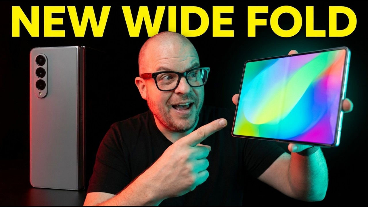 Galaxy Z Fold 8 WIDE — это реальность: секретное оружие Samsung.