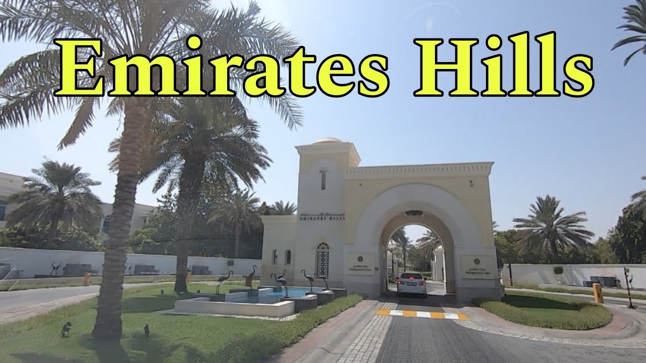 Emirates Hills Dubai, most  expensive villas in the city