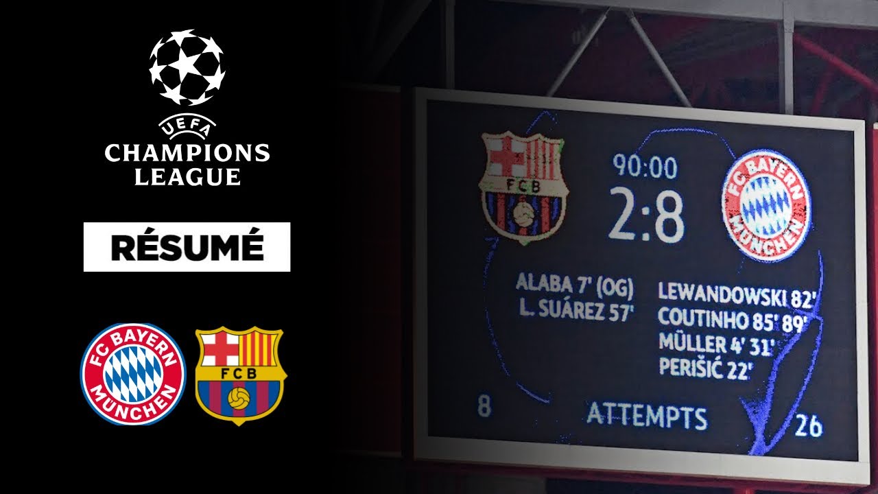 Barcelone - Bayern 2-8 | Ligue des champions 2019/20 | Résumé en français (RMC)