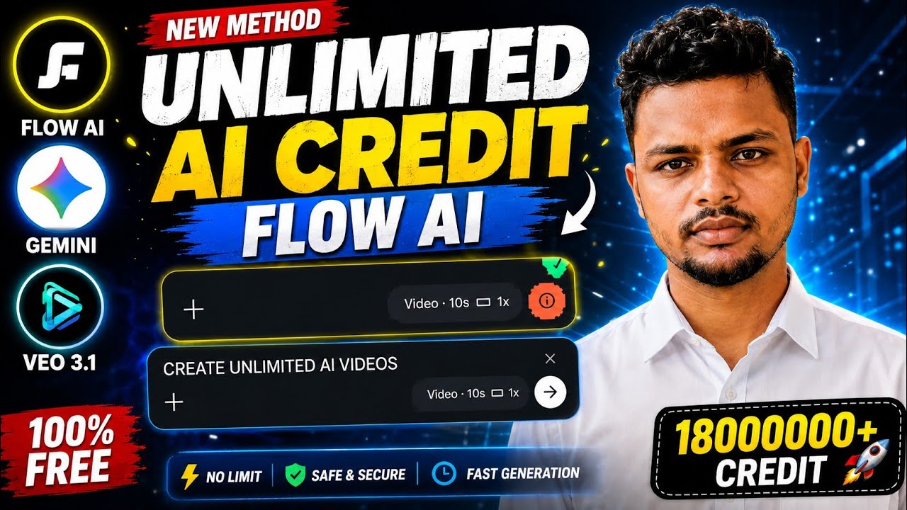 Google Flow Unlimited Credits FREE | Google Flow FREE Unlimited Credits | How to Create Al Videos