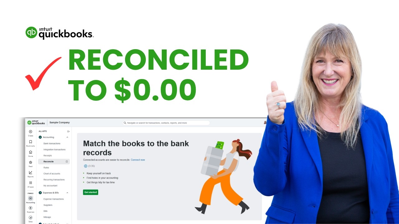 Как выполнить сверку данных кредитной карты в QuickBooks Online