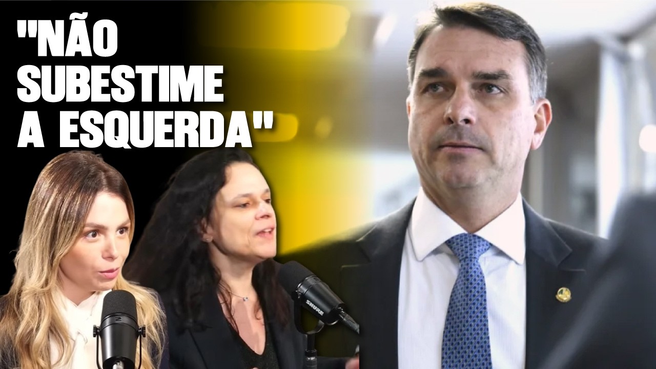 JANAÍNA PASCHOAL FALA SOBRE CANDIDATURA DE FLÁVIO BOLSONARO