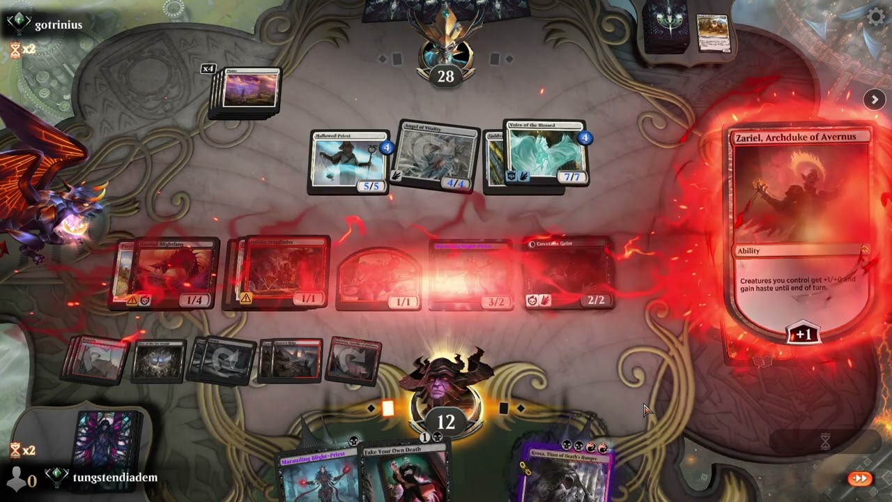 MTGA Combat Celebrant Infinite Combo