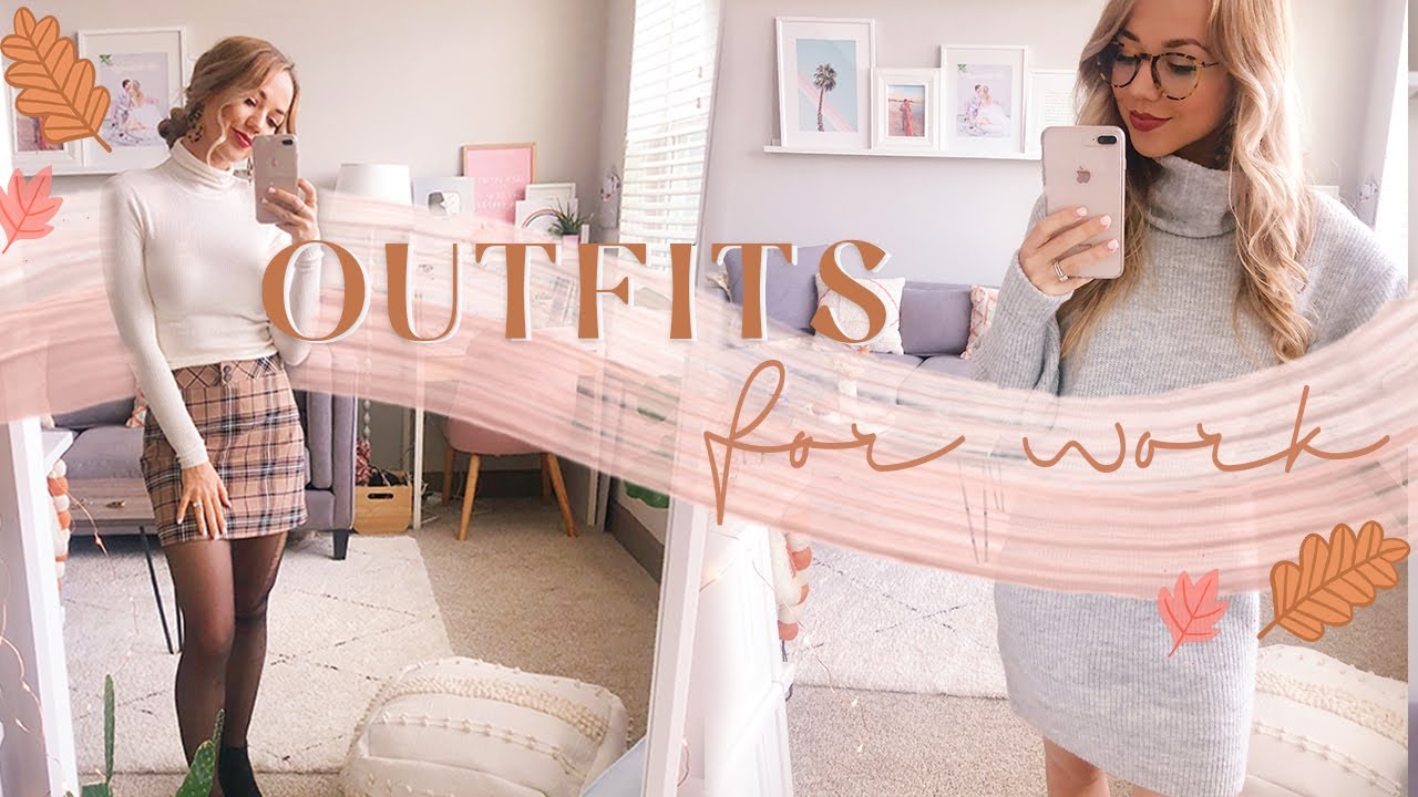 FALL OUTFITS OF THE WEEK | Business casual​ outfit ideas! ✨
